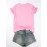 Women'S Red Cartoon Rooster & Stars Print T-Shirt - Loose Fit Crew Neck Short Sleeve, Breathable Summer Top with & Pink Rooster Design, Casual & Party Wear, Machine Washable Soft Everyday Shirt for Women