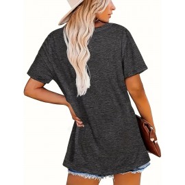 Women'S Funny Cow Print T-Shirt with 